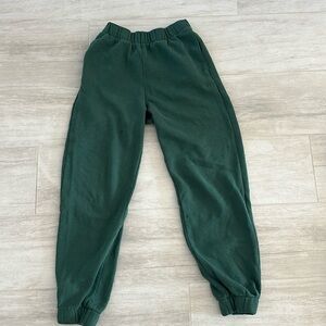 Green hollister sweatpants